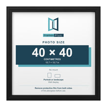 Devon Black picture frame for a 40 x 40 cm photo