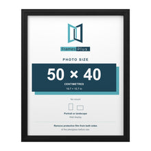 Devon Black picture frame for a 50 x 40 cm photo