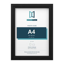 Devon Black picture frame for an A4 photo