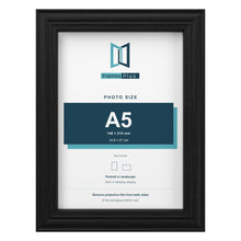 Devon Black picture frame for an A5 photo