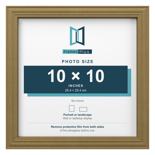 Devon Range Gold Picture, Photo & Poster Frame — Finish and profile example