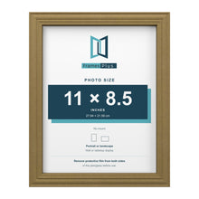 Devon Gold picture frame for an 11 x 8.5 inch photo