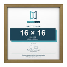 Devon Gold picture frame for a 16 x 16 inch photo