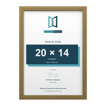 Devon Gold picture frame for a 20 x 14 inch photo