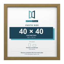 Devon Gold picture frame for a 40 x 40 cm photo