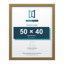 Devon Gold picture frame for a 50 x 40 cm photo