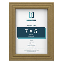 Devon Gold picture frame for a 7 x 5 inch photo