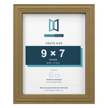 Devon Gold picture frame for a 9 x 7 inch photo