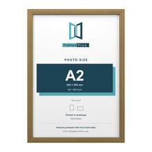 Devon Gold picture frame for an A2 photo