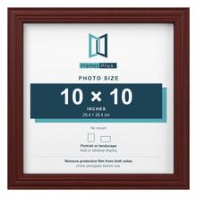 Devon Mahogany picture frame for a 10 x 10 inch photo