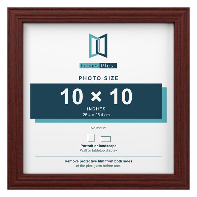 Devon Range Mahogany Picture, Photo & Poster Frame — Finish and profile example