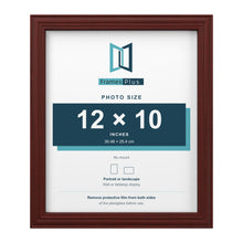 Devon Mahogany picture frame for a 12 x 10 inch photo