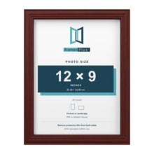 Devon Mahogany picture frame for a 12 x 9 inch photo