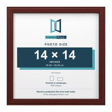 Devon Mahogany picture frame for a 14 x 14 inch photo