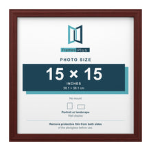 Devon Mahogany picture frame for a 15 x 15 inch photo