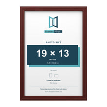 Devon Mahogany picture frame for a 19 x 13 inch photo