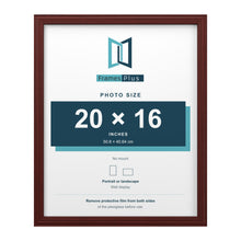 Devon Mahogany picture frame for a 20 x 16 inch photo