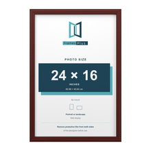 Devon Mahogany picture frame for a 24 x 16 inch photo