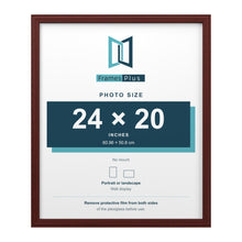 Devon Mahogany picture frame for a 24 x 20 inch photo