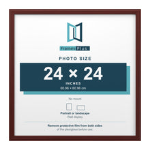Devon Mahogany picture frame for a 24 x 24 inch photo