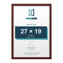 Devon Mahogany picture frame for a 27 x 19 inch photo
