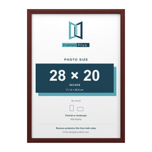 Devon Mahogany picture frame for a 28 x 20 inch photo