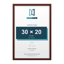 Devon Mahogany picture frame for a 30 x 20 inch photo