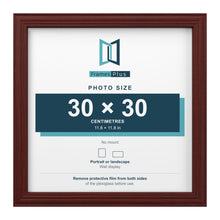 Devon Mahogany picture frame for a 30 x 30 cm photo