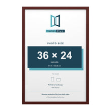 Devon Mahogany picture frame for a 36 x 24 inch photo