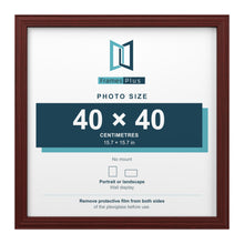 Devon Mahogany picture frame for a 40 x 40 cm photo