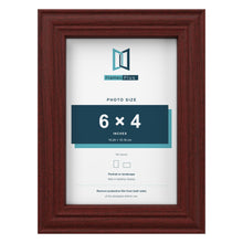 Devon Mahogany picture frame for a 6 x 4 inch photo
