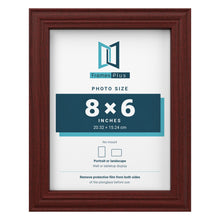 Devon Mahogany picture frame for an 8 x 6 inch photo