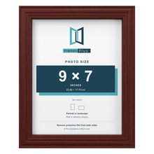 Devon Mahogany picture frame for a 9 x 7 inch photo