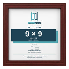 Devon Mahogany picture frame for a 9 x 9 inch photo
