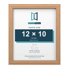 Devon Oak picture frame for a 12 x 10 inch photo