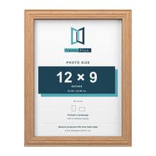 Devon Oak picture frame for a 12 x 9 inch photo