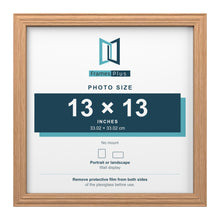 Devon Oak picture frame for a 13 x 13 inch photo