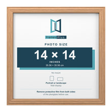 Devon Oak picture frame for a 14 x 14 inch photo