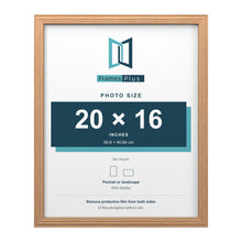 Devon Oak picture frame for a 20 x 16 inch photo