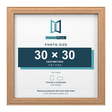 Devon Oak picture frame for a 30 x 30 cm photo