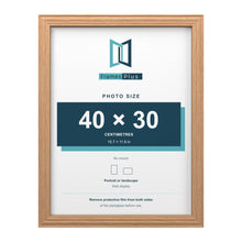 Devon Oak picture frame for a 40 x 30 cm photo