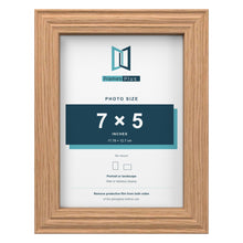 Devon Oak picture frame for a 7 x 5 inch photo