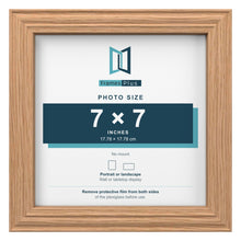 Devon Oak picture frame for a 7 x 7 inch photo