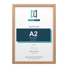 Devon Oak picture frame for an A2 photo