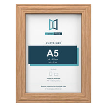 Devon Oak picture frame for an A5 photo