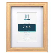 Devon Pine 10 x 8 inch picture frame with a white mount for a 7 x 5 inch photo