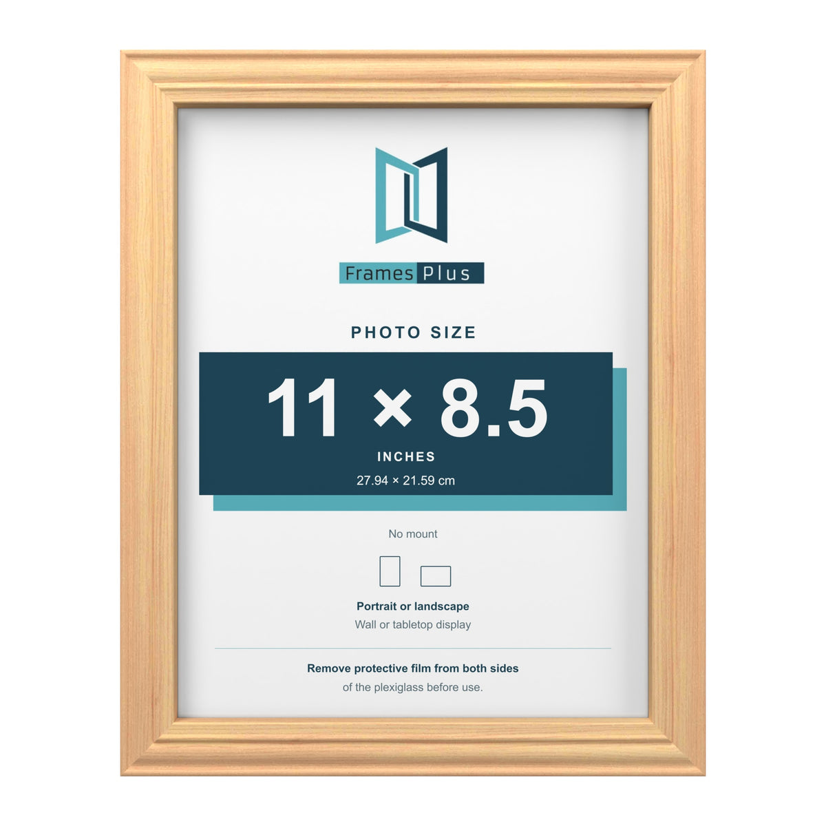 Devon Pine picture frame for an 11 x 8.5 inch photo