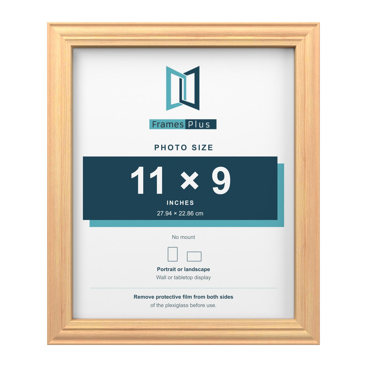 Devon Pine picture frame for an 11 x 9 inch photo