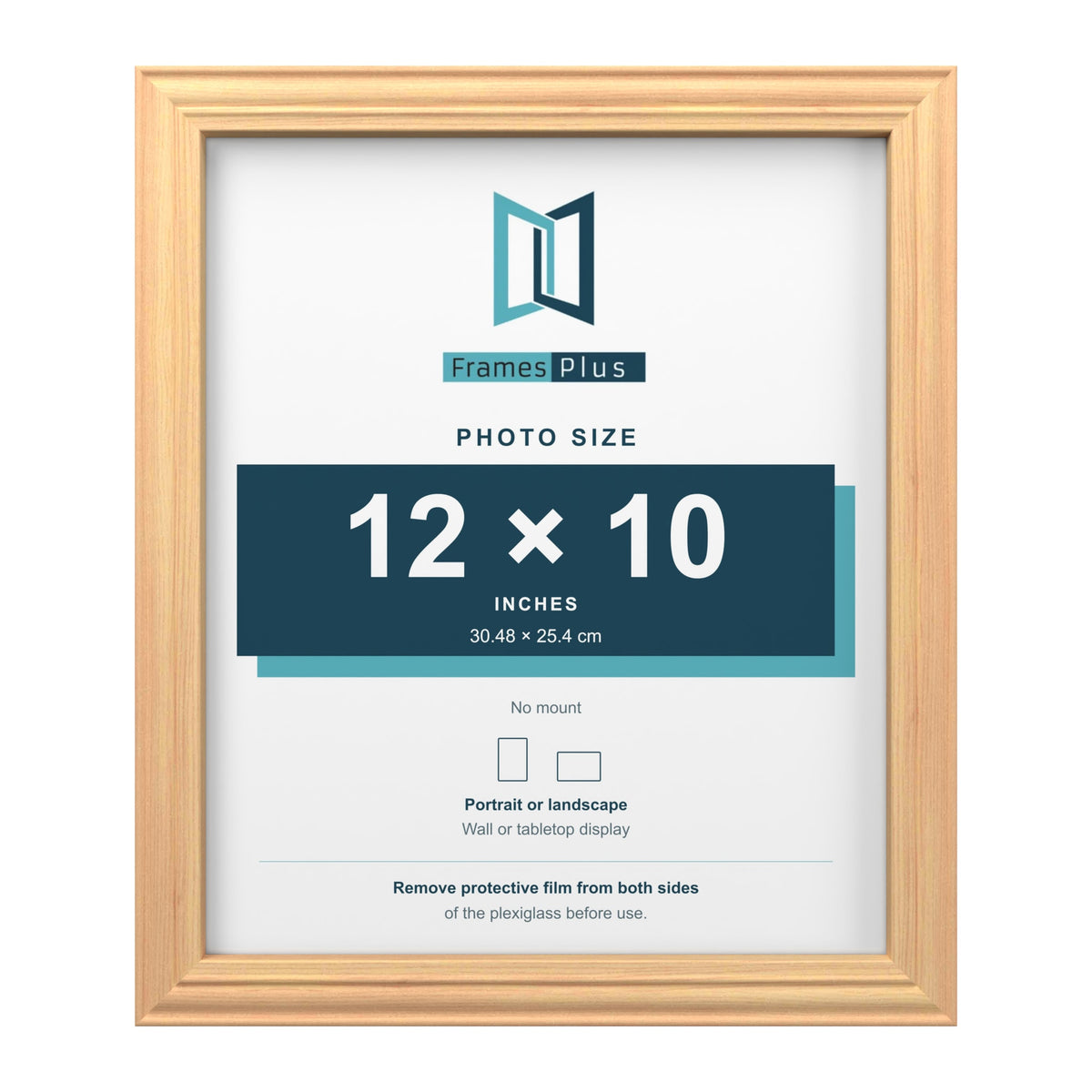 Devon Pine picture frame for a 12 x 10 inch photo