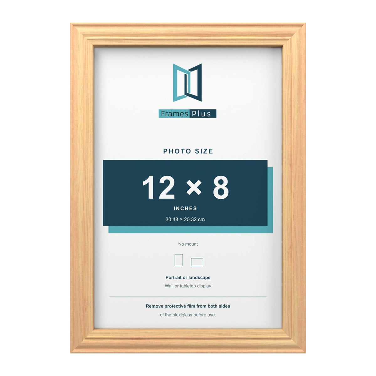 Devon Pine picture frame for a 12 x 8 inch photo